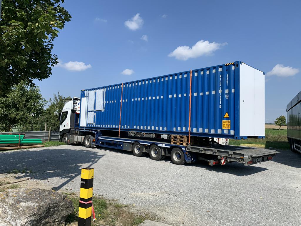 Container Abholung Lackierer Krailing