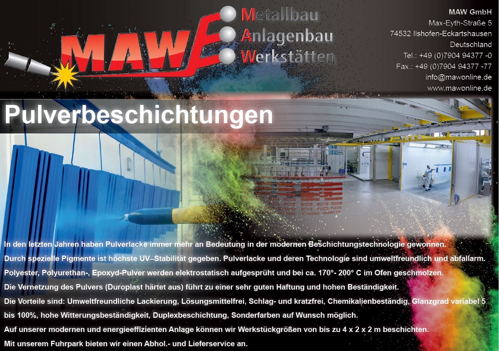 Werbung MAW Hompage